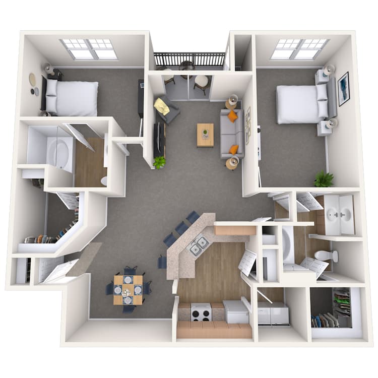Floorplan image of unit 01814