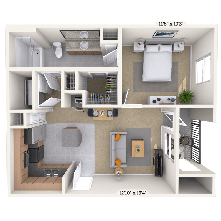 Floorplan image of unit 0404103