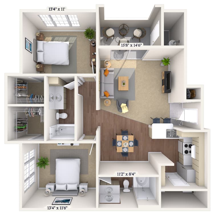 Floorplan image of unit 012065