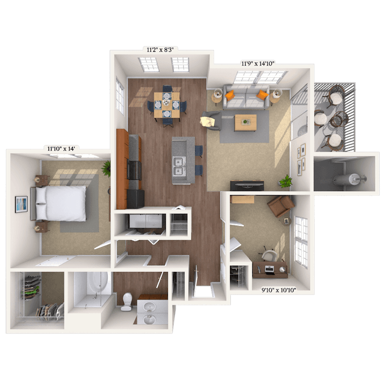 Floorplan image of unit 202024
