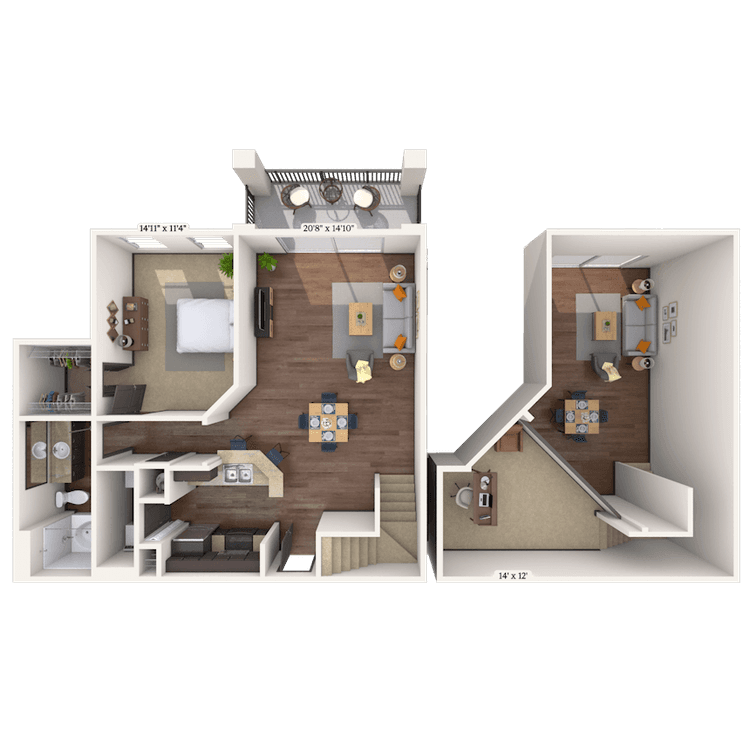 Floorplan image of unit 05532