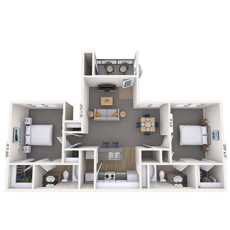 Floorplan image of unit 060606