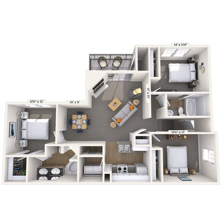Floorplan image of unit 060602