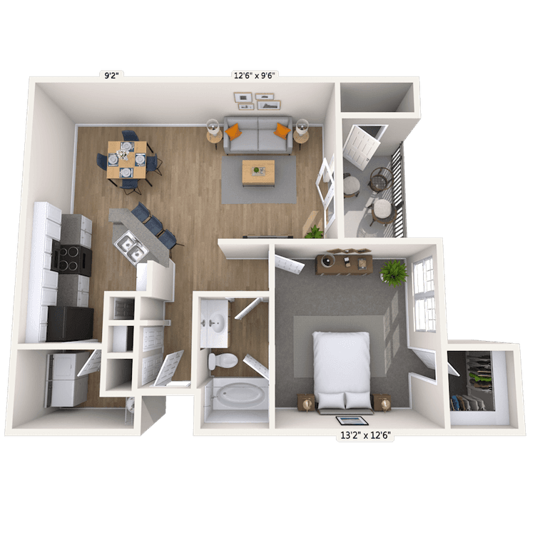 Floorplan image of unit 15-31