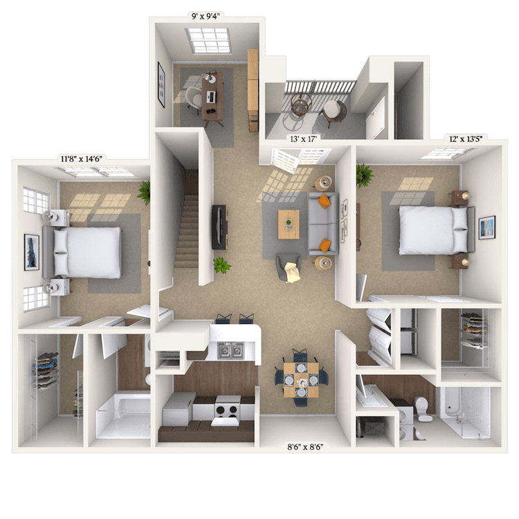Floorplan image of unit 010810