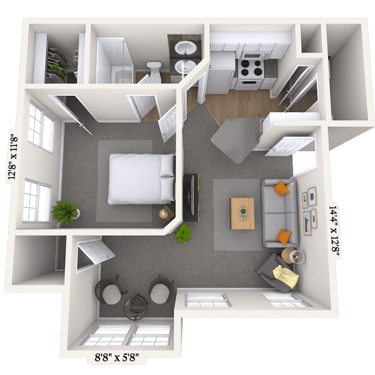 Floorplan image of unit 011086