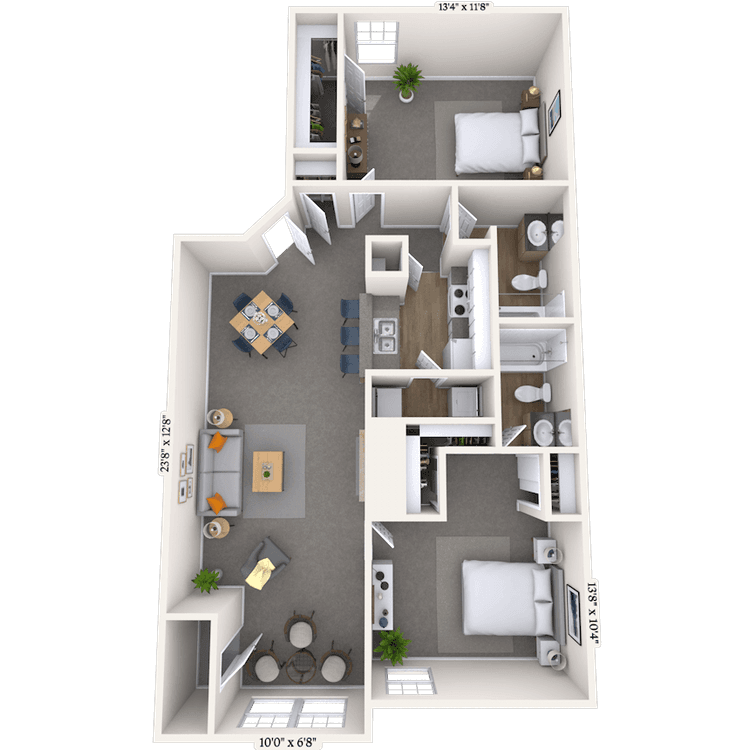 Floorplan image of unit 012093