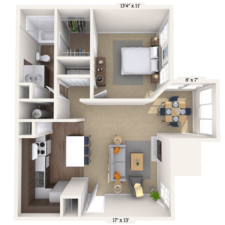 Floorplan image of unit 001212