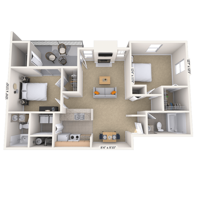 Floorplan image of unit 191903