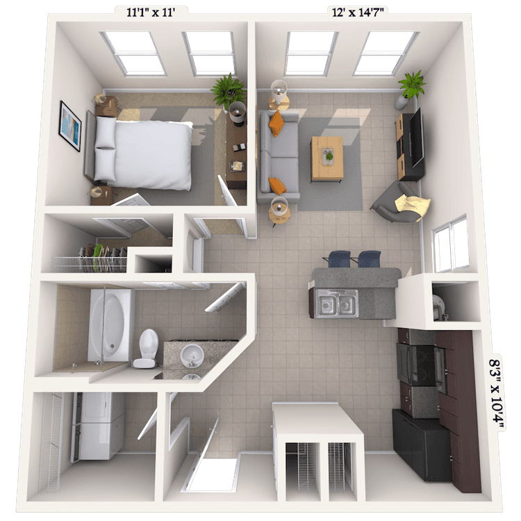 Floorplan image of unit 02210