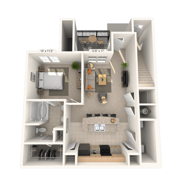 Floorplan image of unit 19103