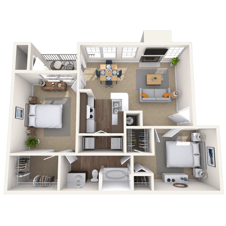 Floorplan image of unit 141501