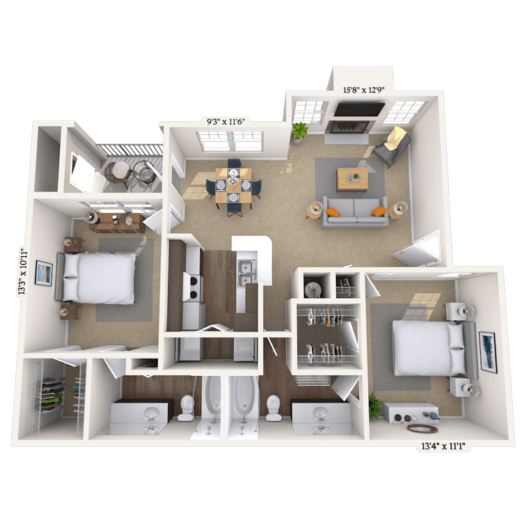 Floorplan image of unit 060706
