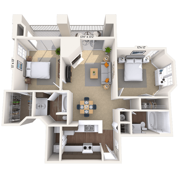 Floorplan image of unit 0127111A
