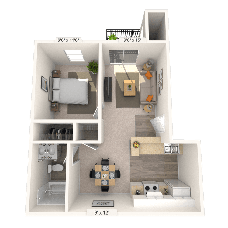 Floorplan image of unit 121210