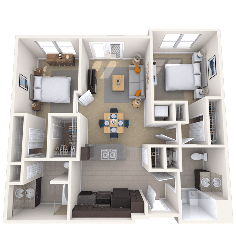Floorplan image of unit 5109