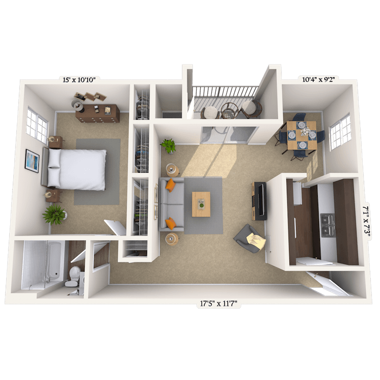 Floorplan image of unit 00622301