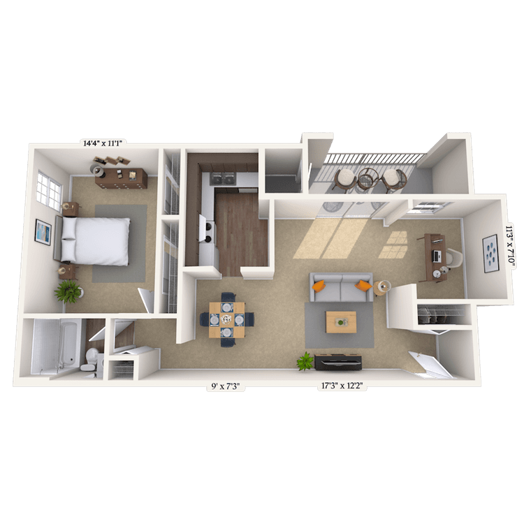 Floorplan image of unit 00600203