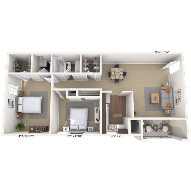 Floorplan image of unit 00622204