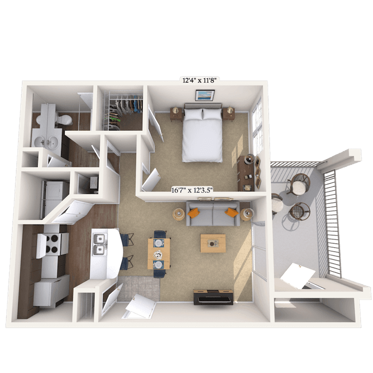 Floorplan image of unit 01010233