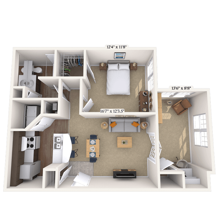 Floorplan image of unit 09090527