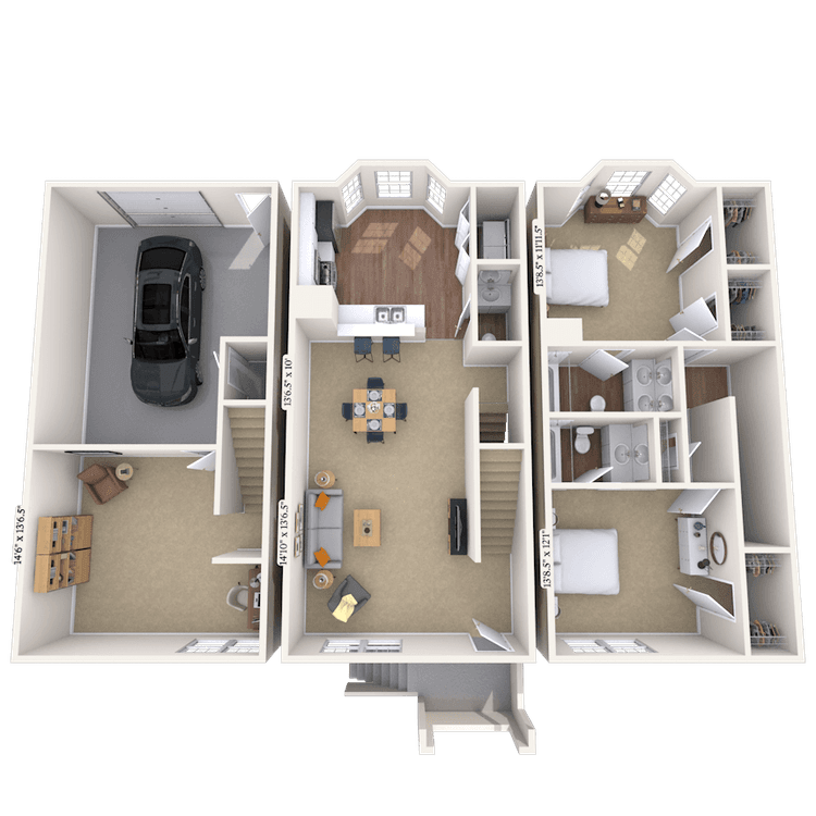 Floorplan image of unit 18180106