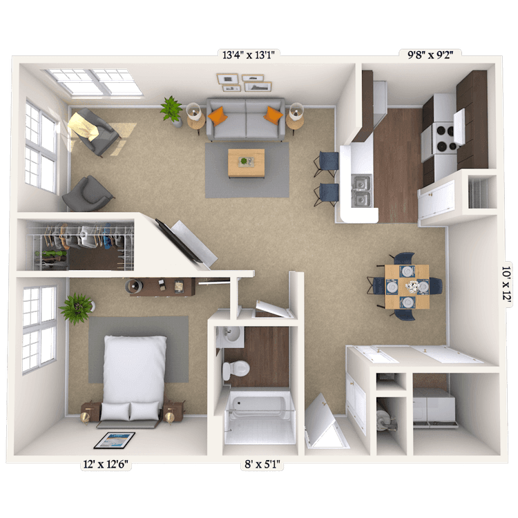 Floorplan image of unit 0606206