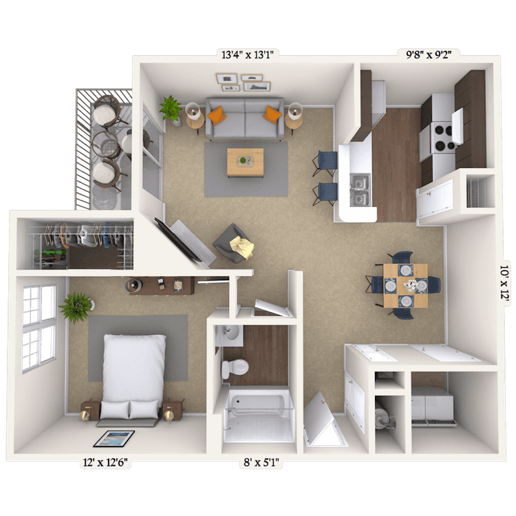 Floorplan image of unit 1111101