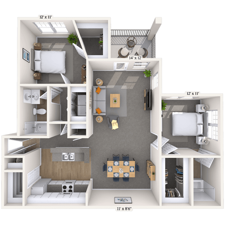 Floorplan image of unit 0111211