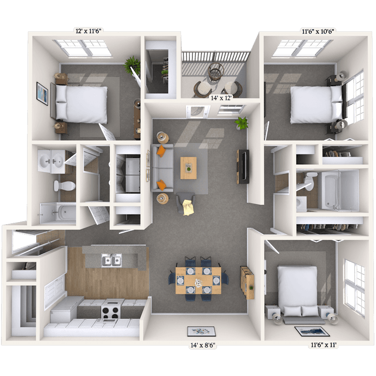 Floorplan image of unit 0118211