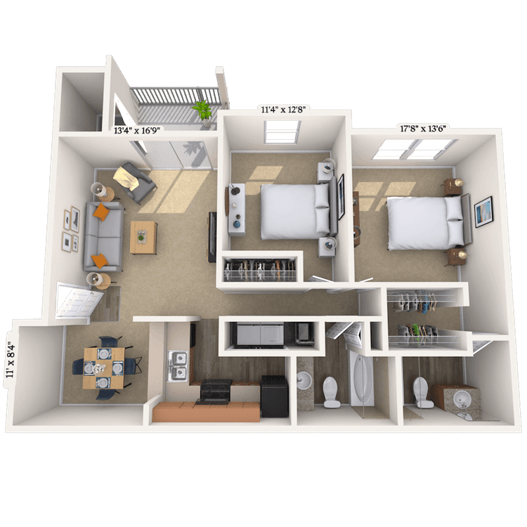 Floorplan image of unit 010137