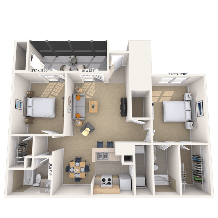 Floorplan image of unit 012011