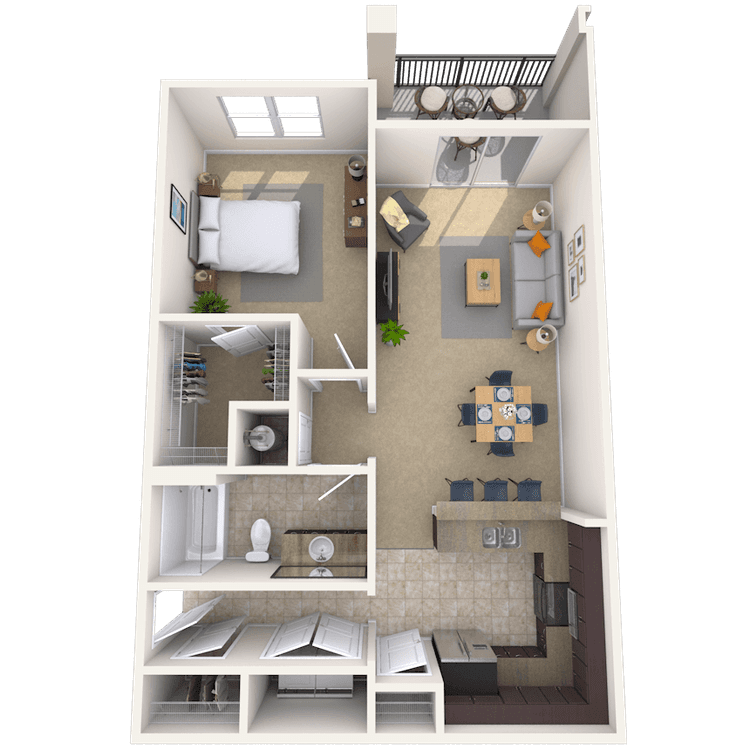 Floorplan image of unit 088104