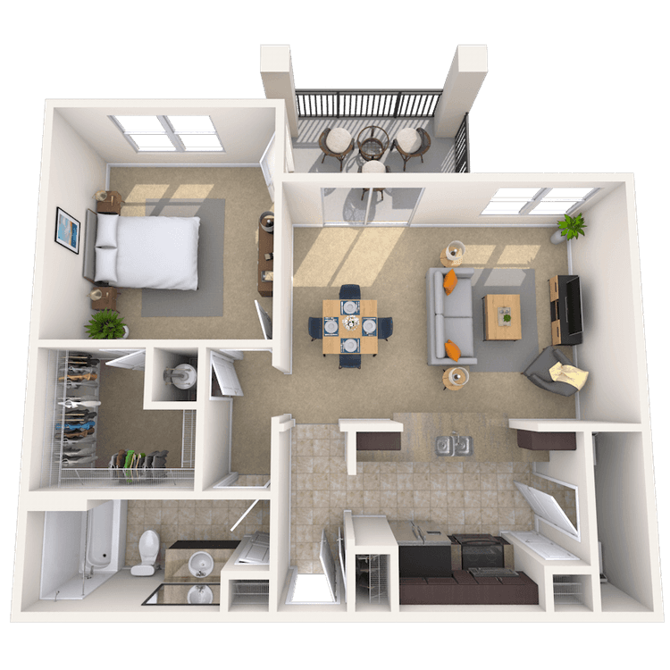 Floorplan image of unit 1010102