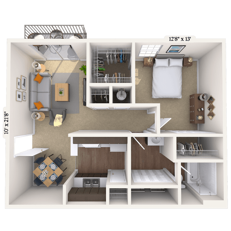 Floorplan image of unit 070702