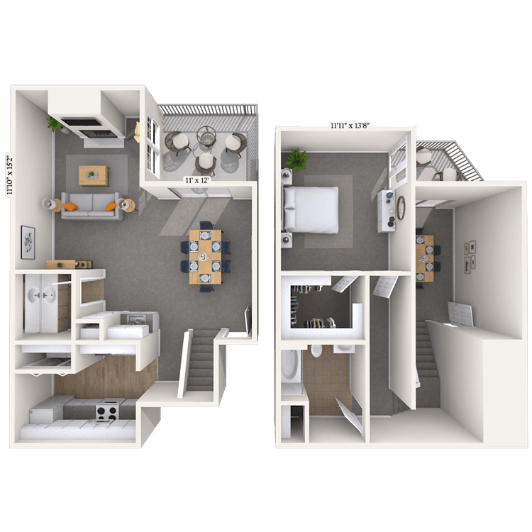 Floorplan image of unit WR950-3