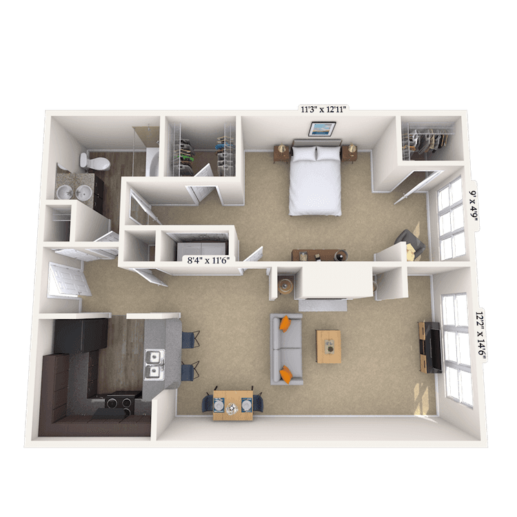 Floorplan image of unit 18358534