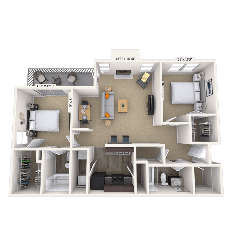 Floorplan image of unit 06832421