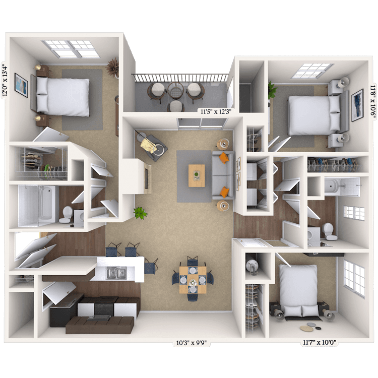 Floorplan image of unit 05804033