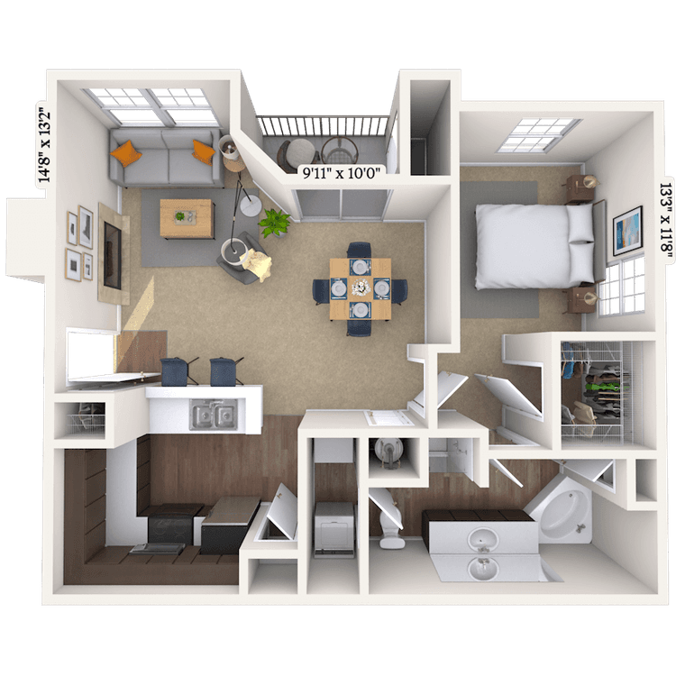 Floorplan image of unit 21797022