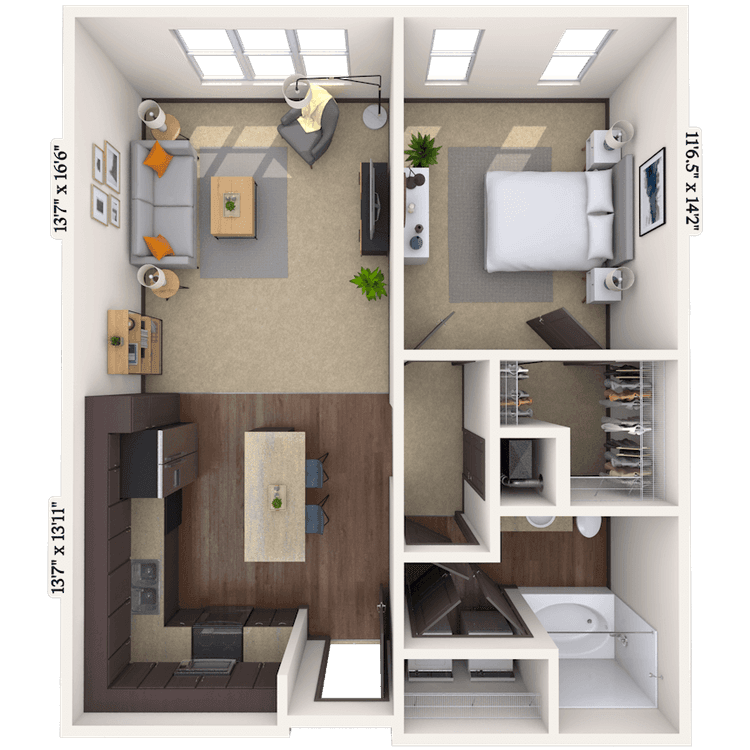 Floorplan image of unit 022-2111