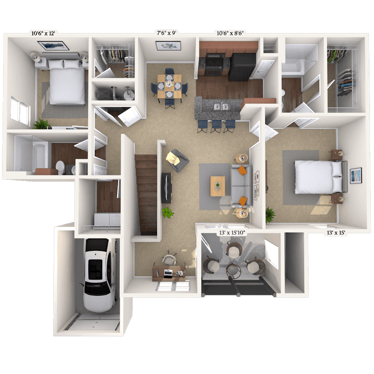 Floorplan image of unit II 25-4120