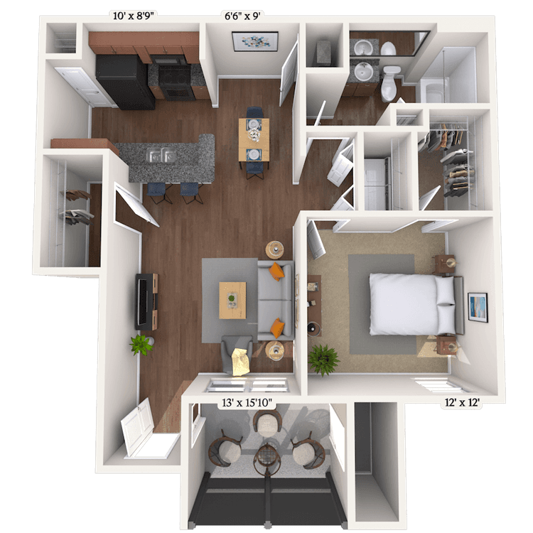 Floorplan image of unit II 26-5113