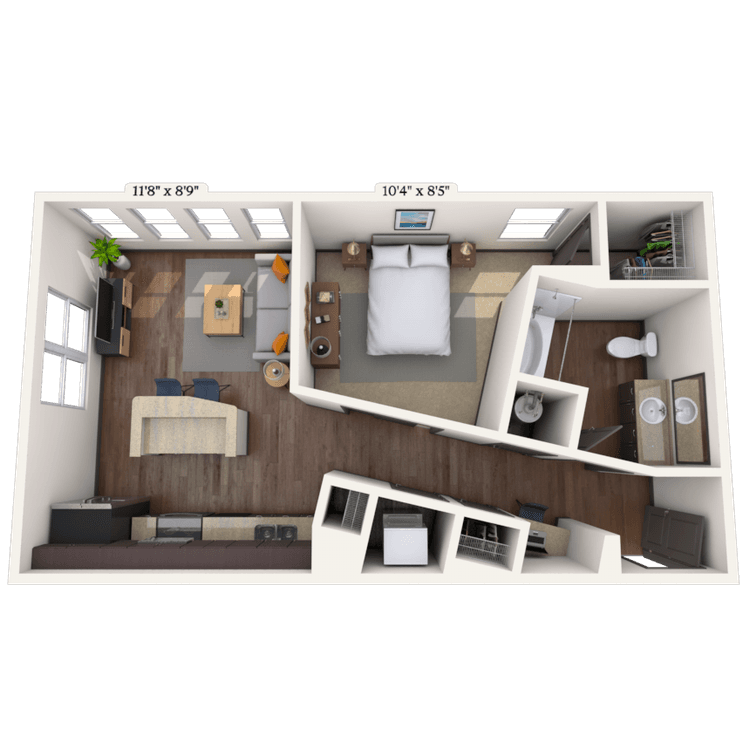 Floorplan image of unit 011229