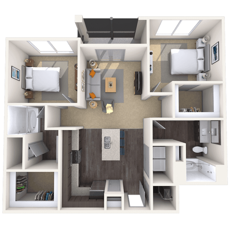 Floorplan image of unit 1475-112