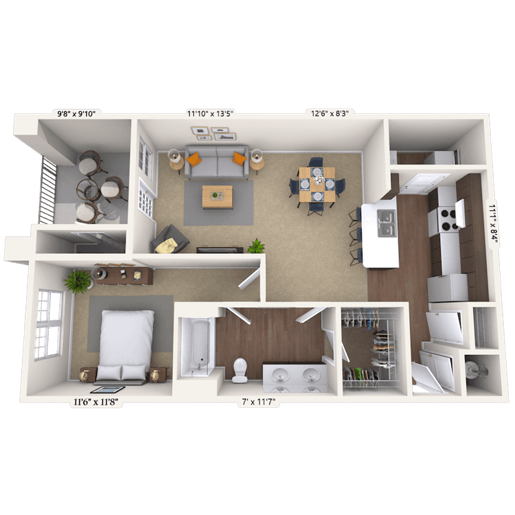 Floorplan image of unit II 24114128
