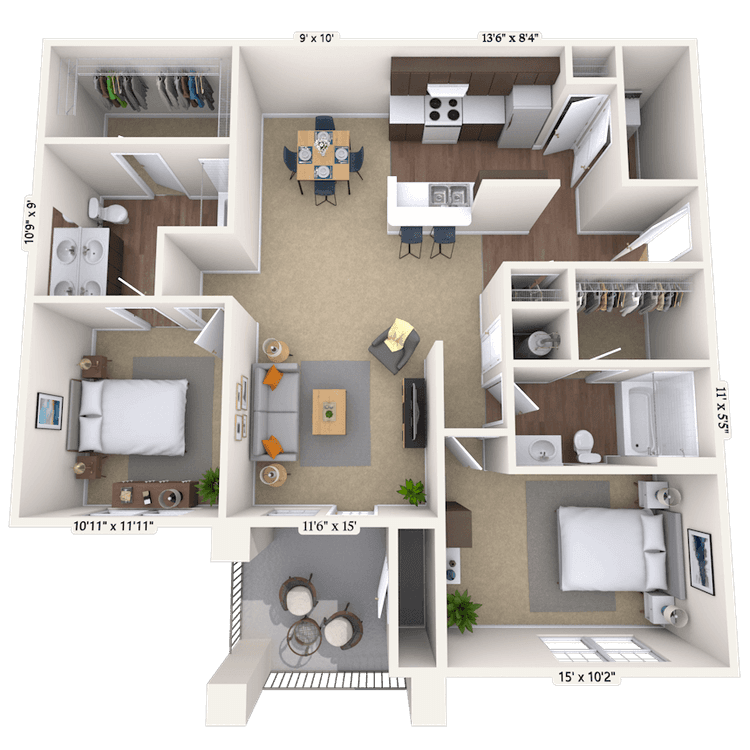 Floorplan image of unit II 24113238
