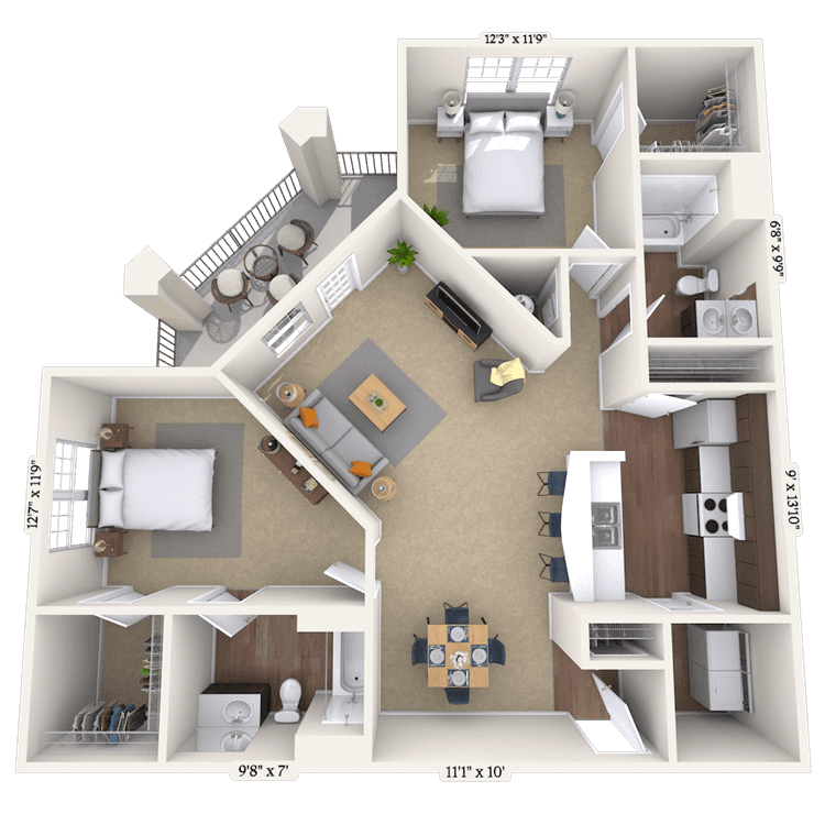 Floorplan image of unit 24115334