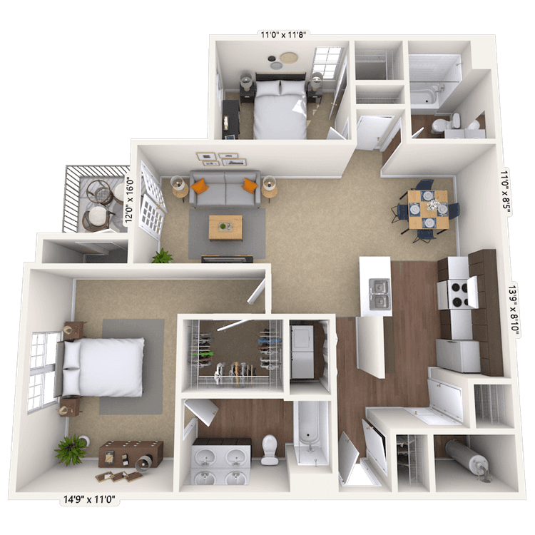 Floorplan image of unit 01950528