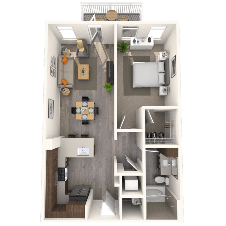 Floorplan image of unit 246